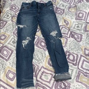 High wasted American eagle jeans